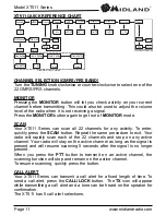 Предварительный просмотр 11 страницы Midland XT511 Owner'S Manual