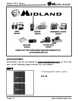 Предварительный просмотр 22 страницы Midland XT511 Owner'S Manual