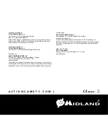 Preview for 117 page of Midland XTC 450 Instruction Manual