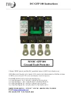 Preview for 1 page of MidNite Solar DC-GFP 100 Instructions