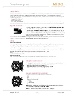 Предварительный просмотр 2 страницы Mido Quartz Chronograph User Manual