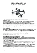 Preview for 1 page of MiDRONE VISION 400 User Manual