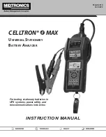 Midtronics CELLTRON MAX Instruction Manual preview