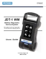 Preview for 1 page of Midtronics JDT-1 WM User Manual