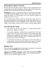 Preview for 6 page of Midtronics MDX-300 Series Instruction Manual