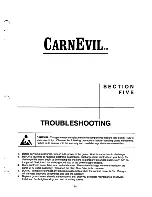 Preview for 73 page of Midway CarnEvil Operation Manual