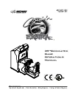 Midway Cruis'n Exotica Operation Manual preview