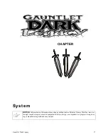 Preview for 16 page of Midway Gauntlet Dark Legacy Operation Manual