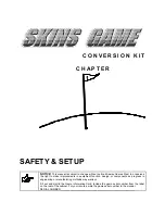 Preview for 4 page of Midway Skins Game Operation Manual