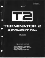 Предварительный просмотр 4 страницы Midway TERMINATOR 2 JUDGMENT DAY Operation Manual Addendum