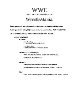 Preview for 2 page of Midway WWF WrestleMania Operation Manual