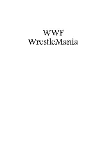 Preview for 3 page of Midway WWF WrestleMania Operation Manual