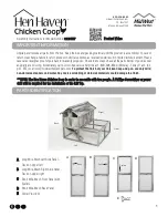 Midwest Hen Haven 62COOP Assembly Instructions Manual preview