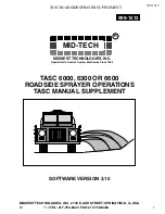 Предварительный просмотр 1 страницы Midwest Mid-Tech TASC 6000 Supplement Manual