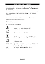 Предварительный просмотр 26 страницы MIE medical research H-Wave 4-pad Instruction Manual