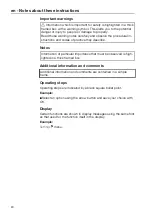 Preview for 24 page of Miele professional 9862480 Operating Instructions Manual