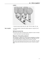 Preview for 27 page of Miele professional 9862480 Operating Instructions Manual