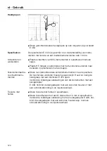 Preview for 124 page of Miele professional A 104 Operating Instructions Manual