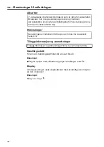 Preview for 94 page of Miele professional A 302 Operating Instructions Manual