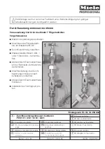 Miele professional APWM 061 Quick Start Manual preview