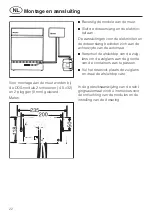 Preview for 22 page of Miele professional DOS G 60 Fitting Instructions Manual