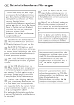 Preview for 4 page of Miele professional DOS G 7896 Operating Instructions Manual