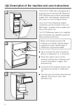 Preview for 8 page of Miele professional DOS G 7896 Operating Instructions Manual