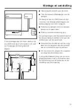 Preview for 23 page of Miele professional DOS K 60 Fitting Instructions Manual