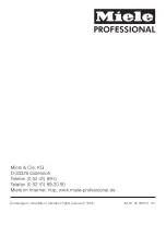 Предварительный просмотр 28 страницы Miele professional DOS-Modul G 10 Fitting Instructions Manual