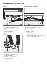 Предварительный просмотр 8 страницы Miele professional DOS-Modul G 60 Fitting Instructions Manual