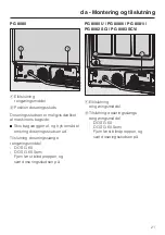 Предварительный просмотр 21 страницы Miele professional DOS-Modul G 60 Fitting Instructions Manual