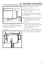 Предварительный просмотр 29 страницы Miele professional DOS-Modul G 60 Fitting Instructions Manual