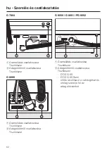 Предварительный просмотр 62 страницы Miele professional DOS-Modul G 60 Fitting Instructions Manual