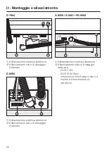 Предварительный просмотр 68 страницы Miele professional DOS-Modul G 60 Fitting Instructions Manual