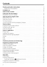 Preview for 2 page of Miele professional G 7831 Operating Instructions Manual