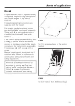 Preview for 23 page of Miele professional G 7831 Operating Instructions Manual