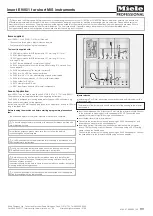 Preview for 1 page of Miele professional Insert E 905/1 Manual