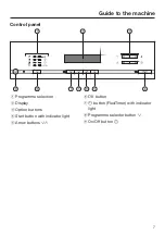 Предварительный просмотр 7 страницы Miele professional PG 8132 SCi XXL Operating Instructions Manual