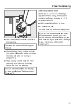 Предварительный просмотр 27 страницы Miele professional PG 8132 SCi XXL Operating Instructions Manual