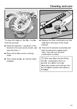 Предварительный просмотр 63 страницы Miele professional PG 8132 SCi XXL Operating Instructions Manual