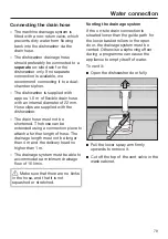 Предварительный просмотр 79 страницы Miele professional PG 8132 SCi XXL Operating Instructions Manual