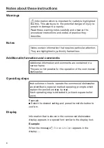 Preview for 6 page of Miele professional PG 8133 SCVi XXL Operating Instructions Manual