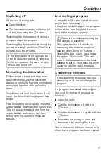 Preview for 47 page of Miele professional PG 8133 SCVi XXL Operating Instructions Manual