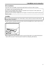 Preview for 41 page of Miele professional PRI318 Operating And Installation Instructions