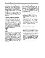 Preview for 2 page of Miele professional PT 8203 SL WP Operating Instructions Manual