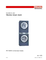 Miele professional PWT 6089 EL Installations Plan preview