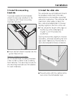 Предварительный просмотр 13 страницы Miele 05 620 661 Installation Instructions Manual