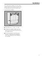 Предварительный просмотр 17 страницы Miele 05 620 661 Installation Instructions Manual