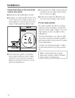 Предварительный просмотр 18 страницы Miele 05 620 661 Installation Instructions Manual