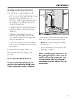 Предварительный просмотр 27 страницы Miele 05 620 661 Installation Instructions Manual